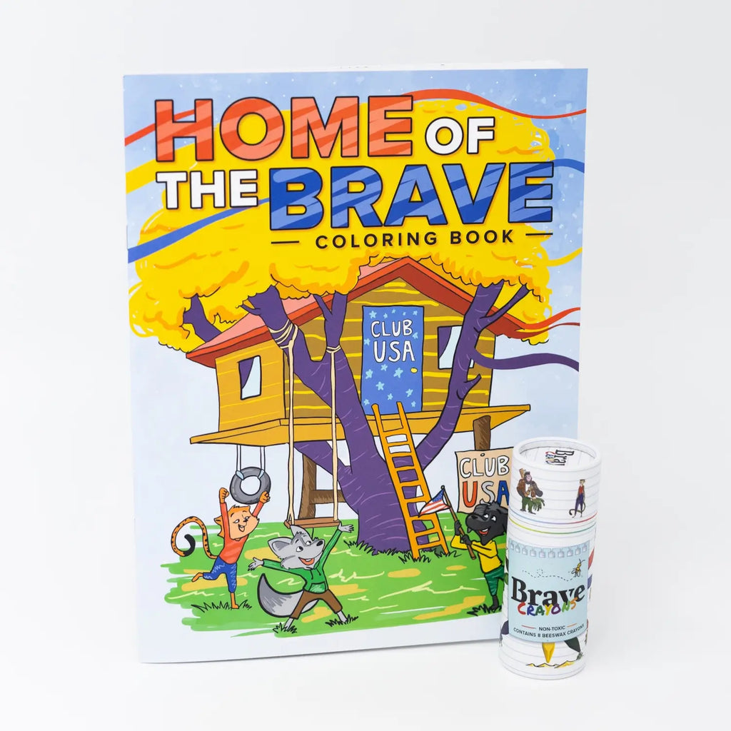 Freedom Island Crayon and Coloring Book Duo