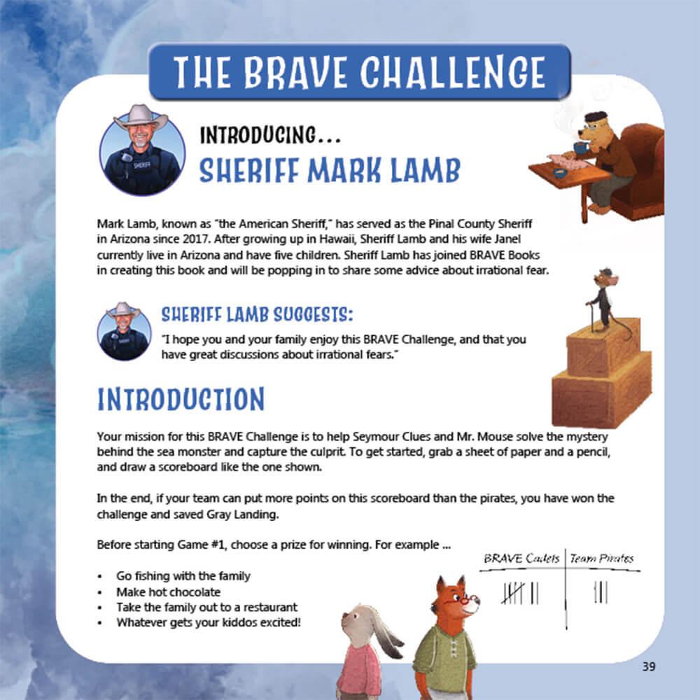 The Adventures of Seymour Clues & Mr. Mouse - Sheriff Mark Lamb - Brave Books
